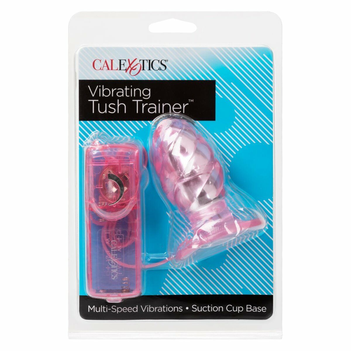 Pink Vibrating Jelly Anal Trainer Butt Plug Anal Play Sex Toy Vibe Vibrator