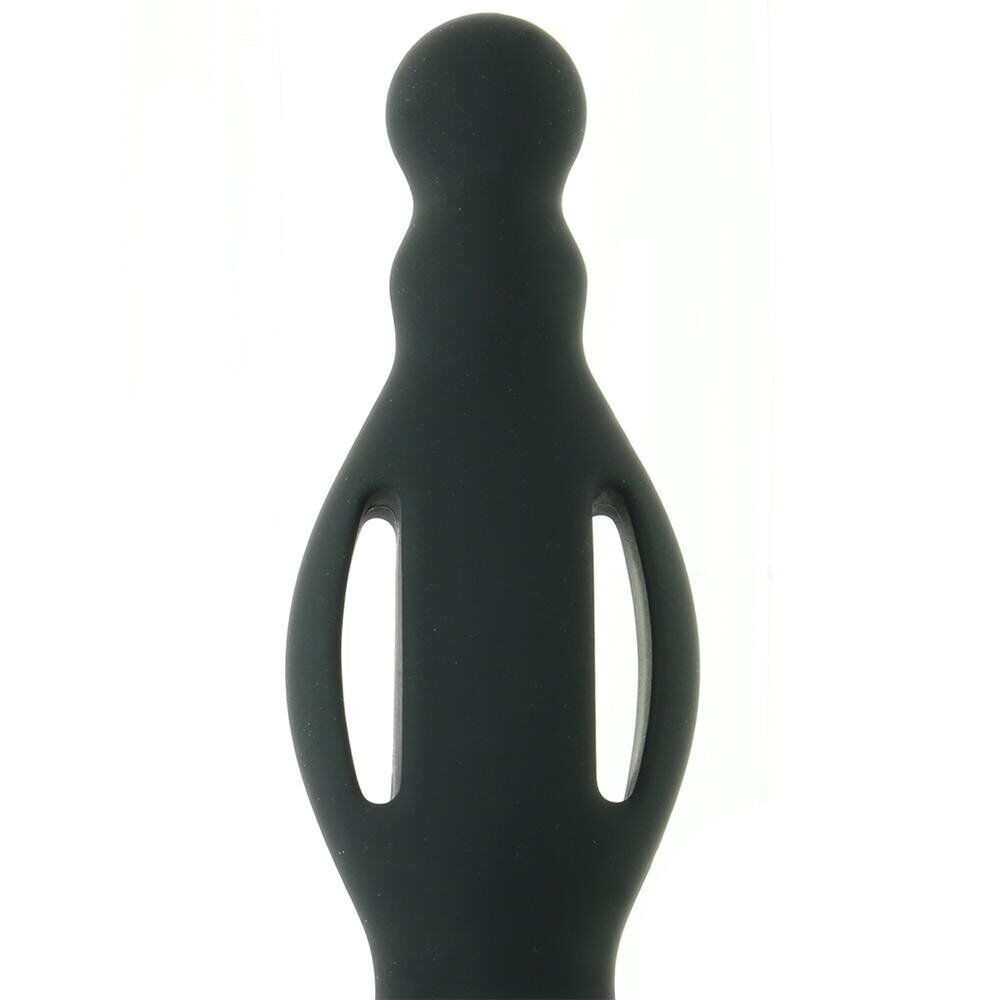 Silicone Vibrating Expanding Anal Butt Plug Vibe Sex Toys for Men Women Couples