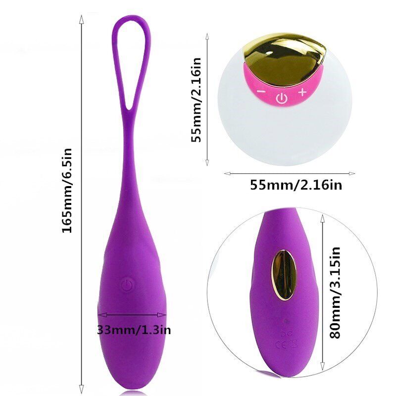 Wireless Silicone Remote Control Vibrator Egg Vaginal Kegel Exercise Ball