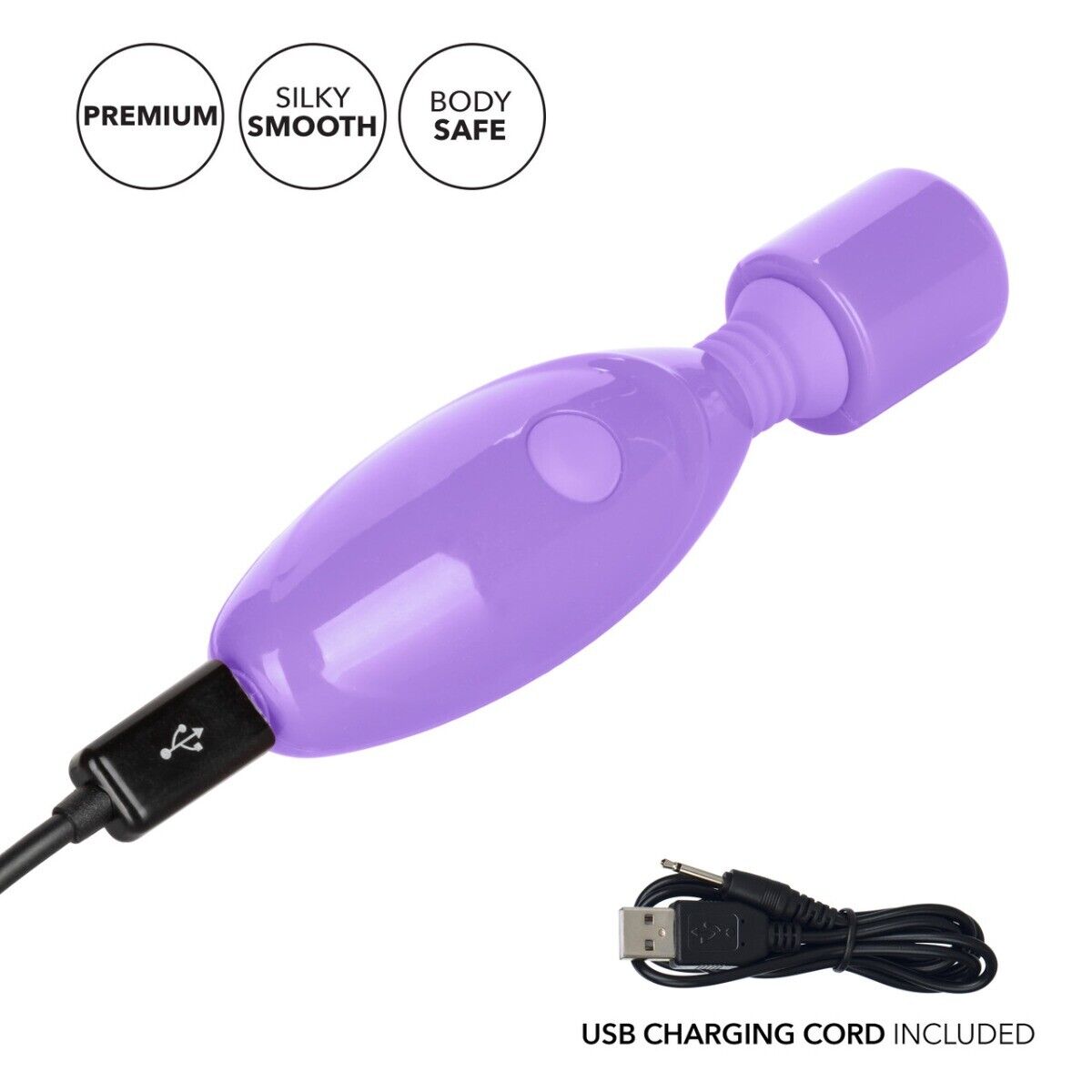 Dr Laura Berman Olivia Rechargeable Female Mini Massager Vibrator w/ Attachments