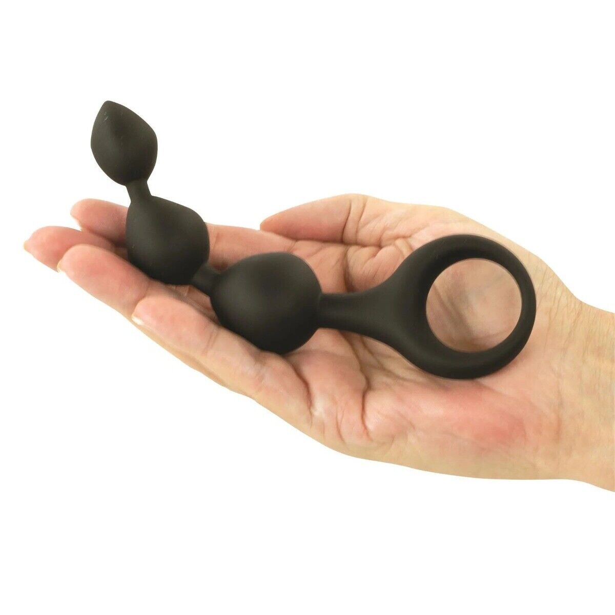 Adam & Eve Adam's Triple Prostate Massager Beaded Anal Probe Butt Plug