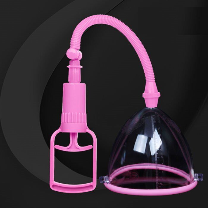 Pink Vacuum Suction Breast Pump Enlarger Enhancer Enhancement