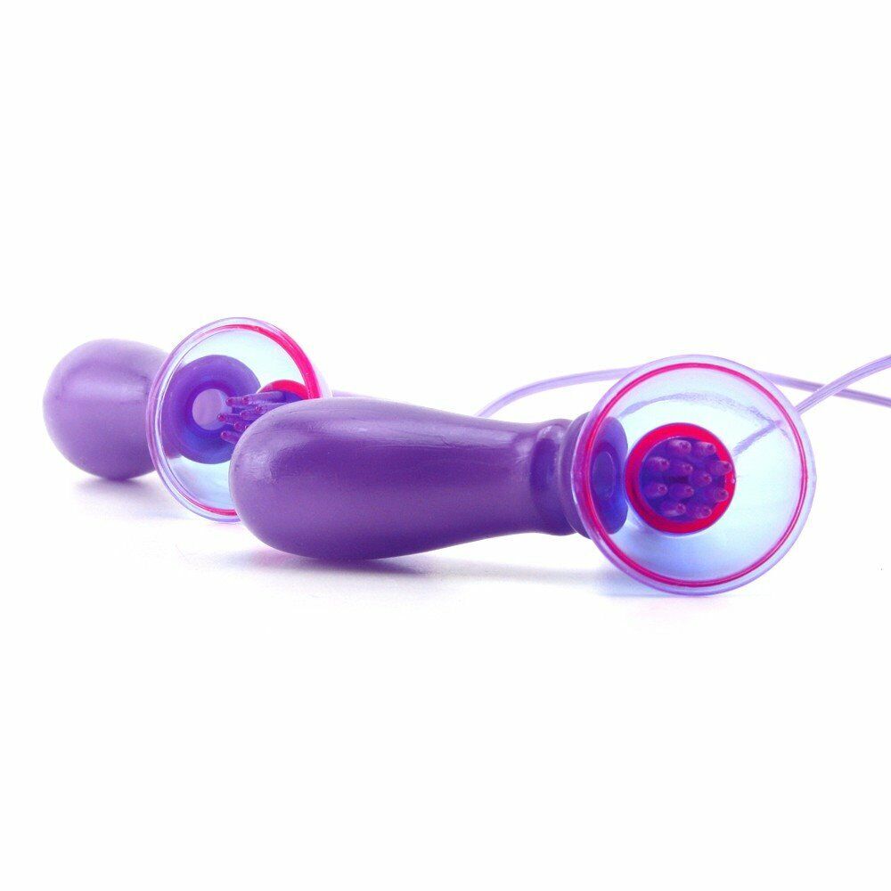 Fetish Fantasy Vibrating Breast Nipple Pump Sucker Suction Cup Vibe Vibrator