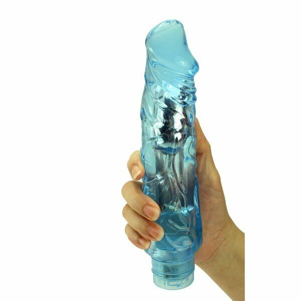 Waterproof Multi-speed Thick Jelly Realistic Vibrating Dildo Cock Vibe Vibrator