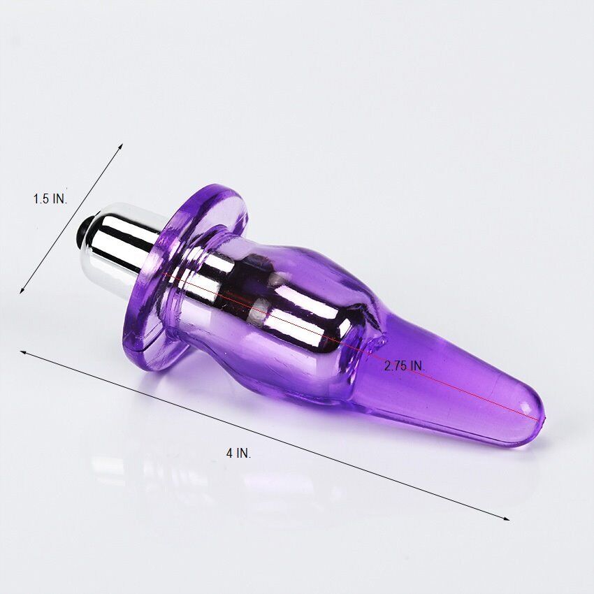 Vibrating Butt Anal Plug Vibrator Beginner Anal Sex Toys for Couples Women