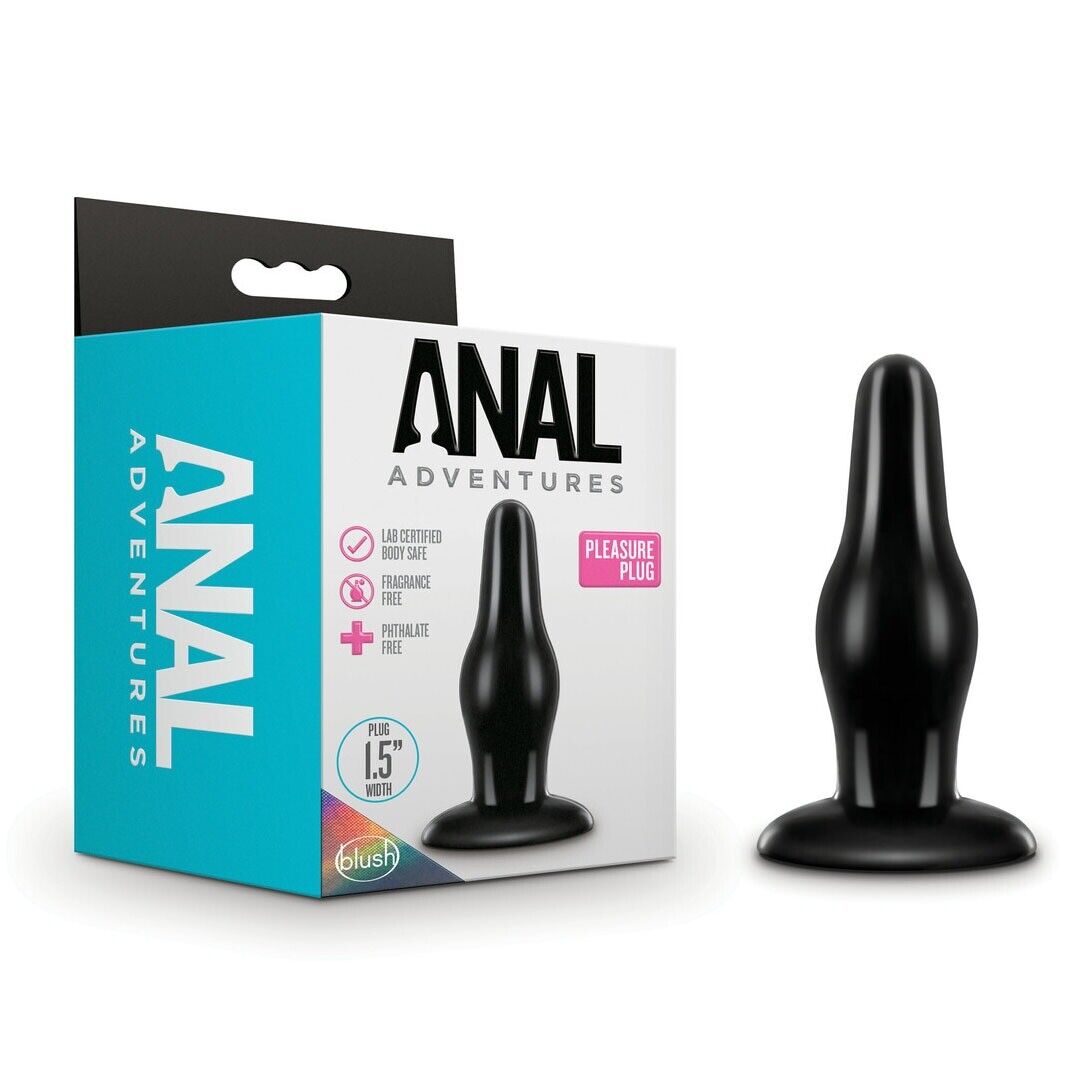 Black Anal Dildo Butt Plug Anal Stretching Trainer Sex Toys for Men Women Couple