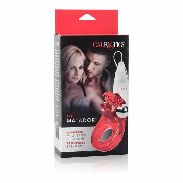 Matador Vibrating Penis Cock Ring w/ Wired Multi-speed Remote Control Sex Toy