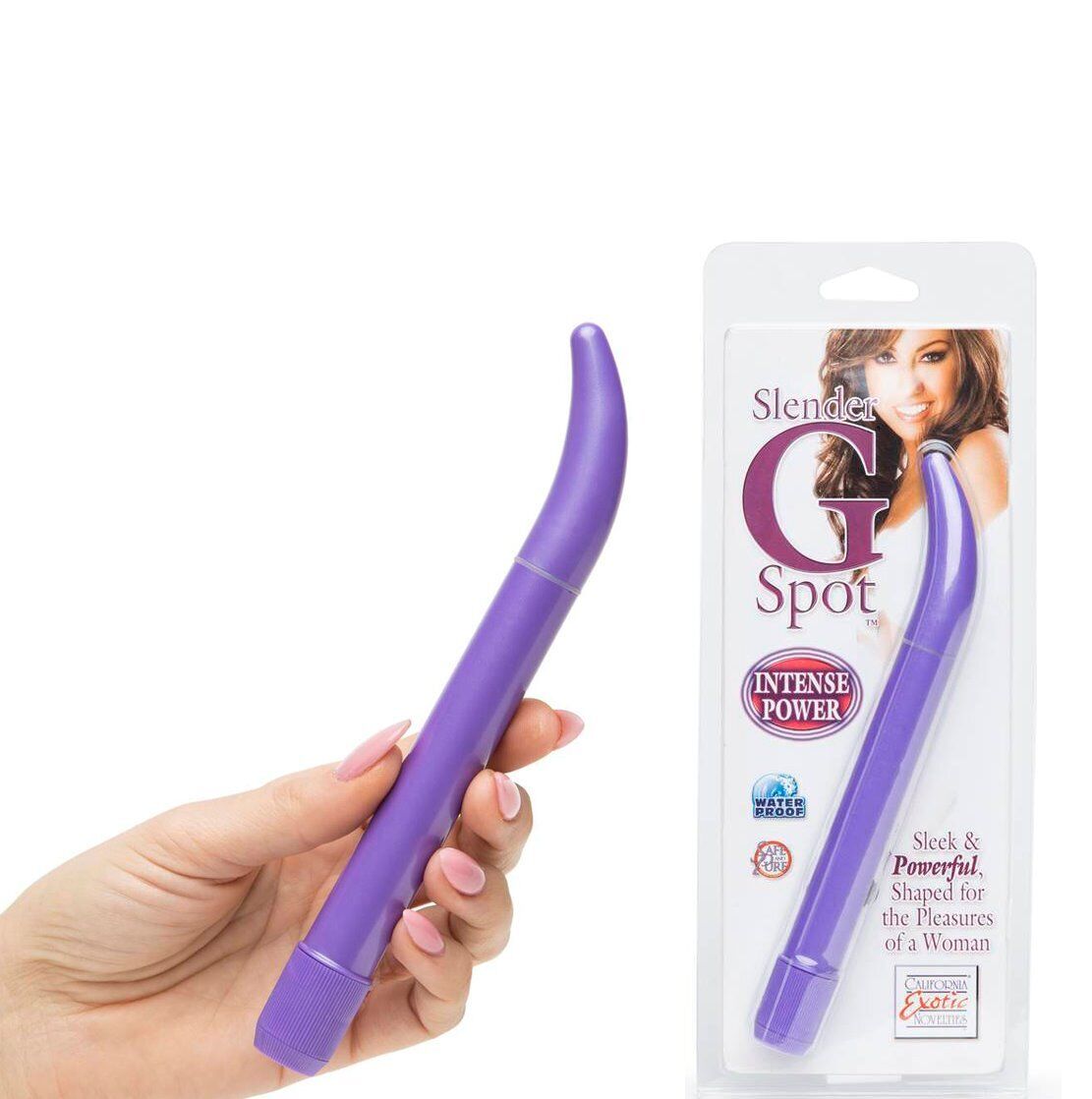 Ultra Slim Slender Clit G-Spot Massager Vibe Vibrator Beginner Couple Sex Toy