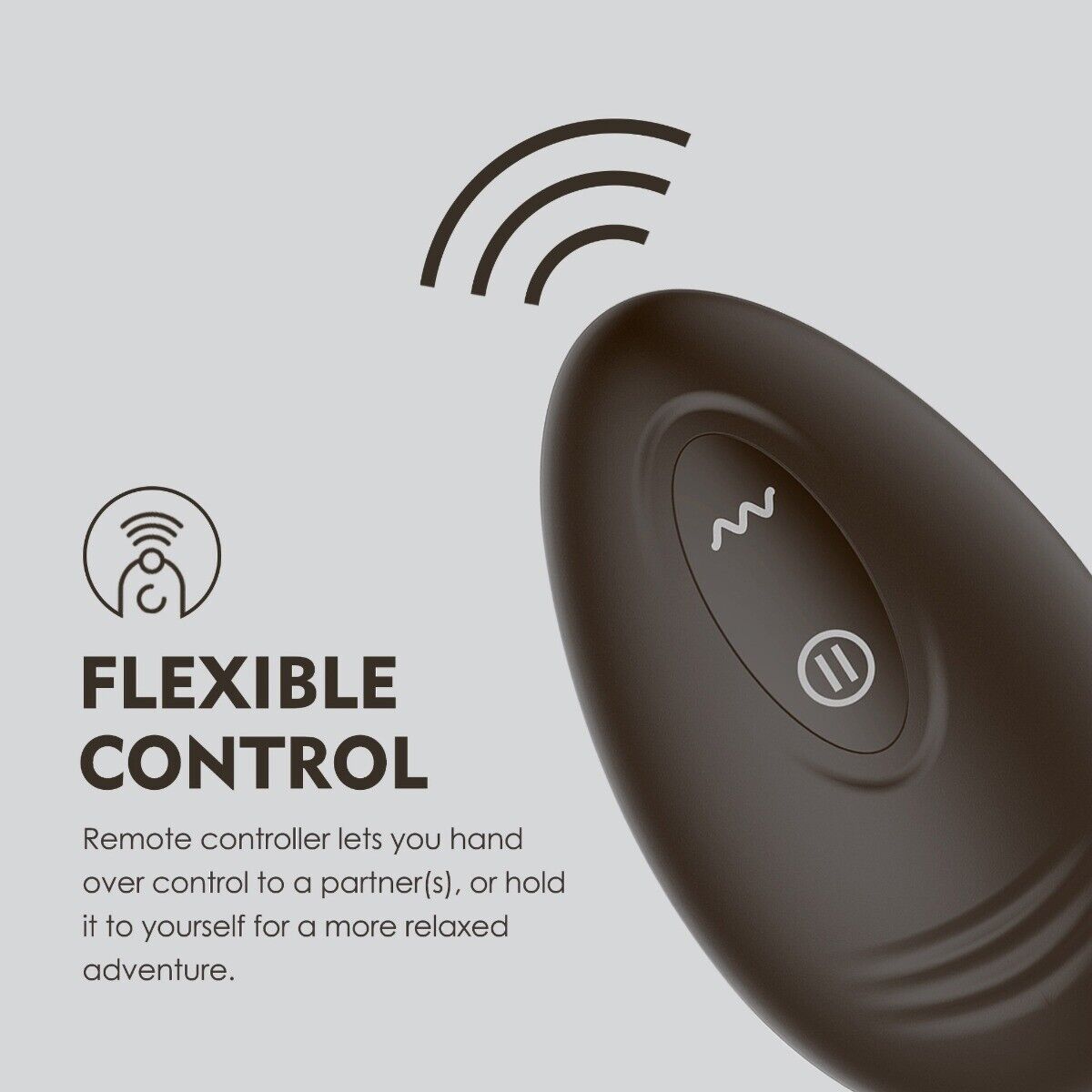 Wireless Remote Control Vibrating Silicone Penis Enhancer Cock Ring