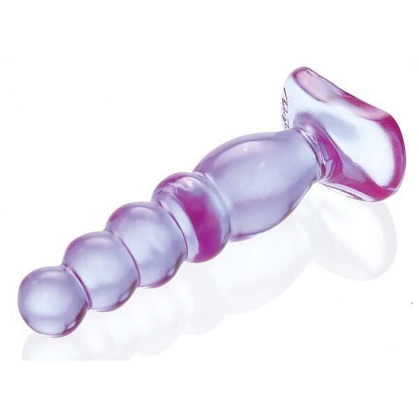 Doc Johnson Anal Delight Crystal Jellie Jelly Anal Butt Plug Beads Probe Sex Toy