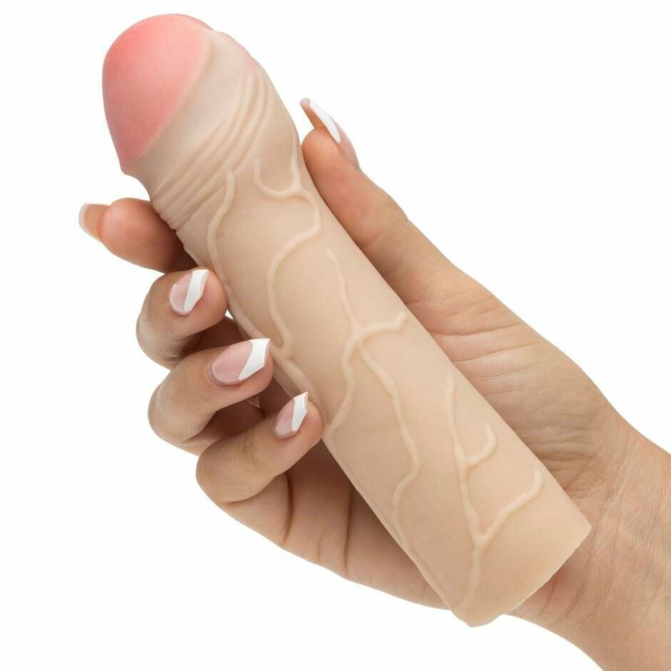 Fantasy X-tensions Perfect Add 2" Cock Penis Extension Sleeve Girth Enhancer