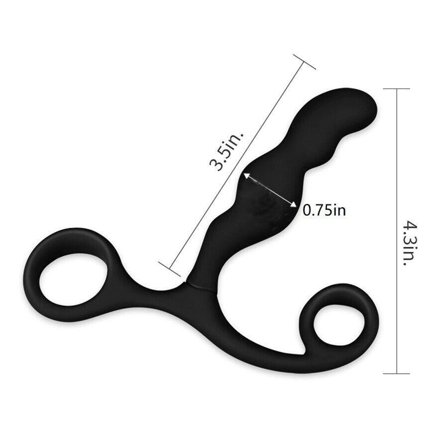 Ultimate Silicone Male P Spot Beginner Prostate Massager Anal Probe Butt Plug