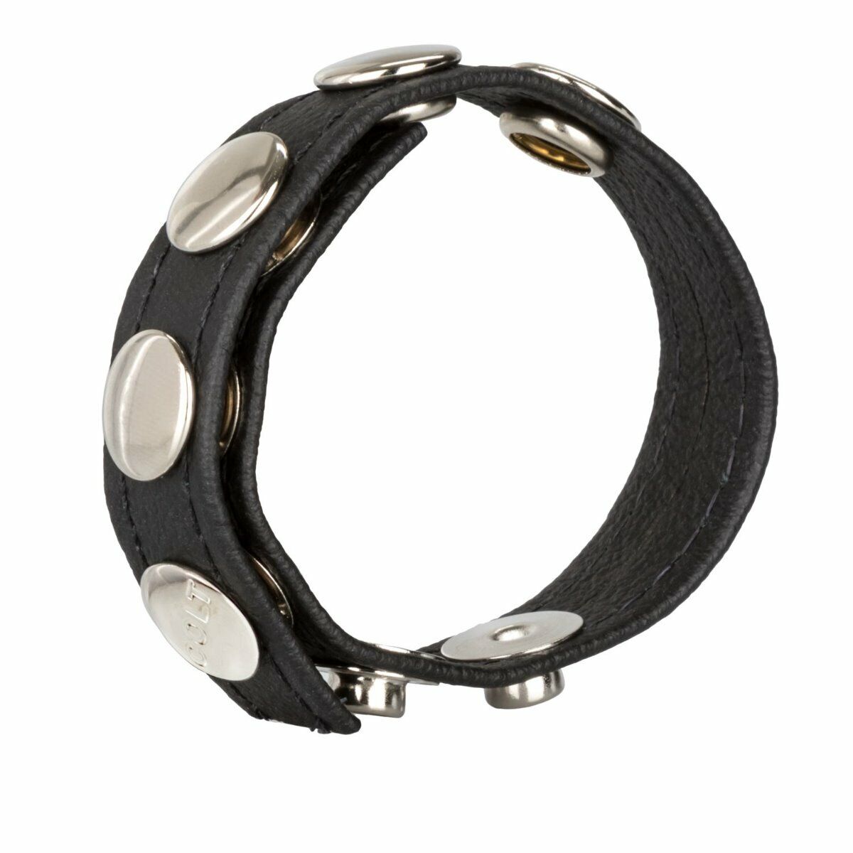 COLT Adjustable 5 Snap Leather Penis Erection Enhancer Cock Balls Strap Ring