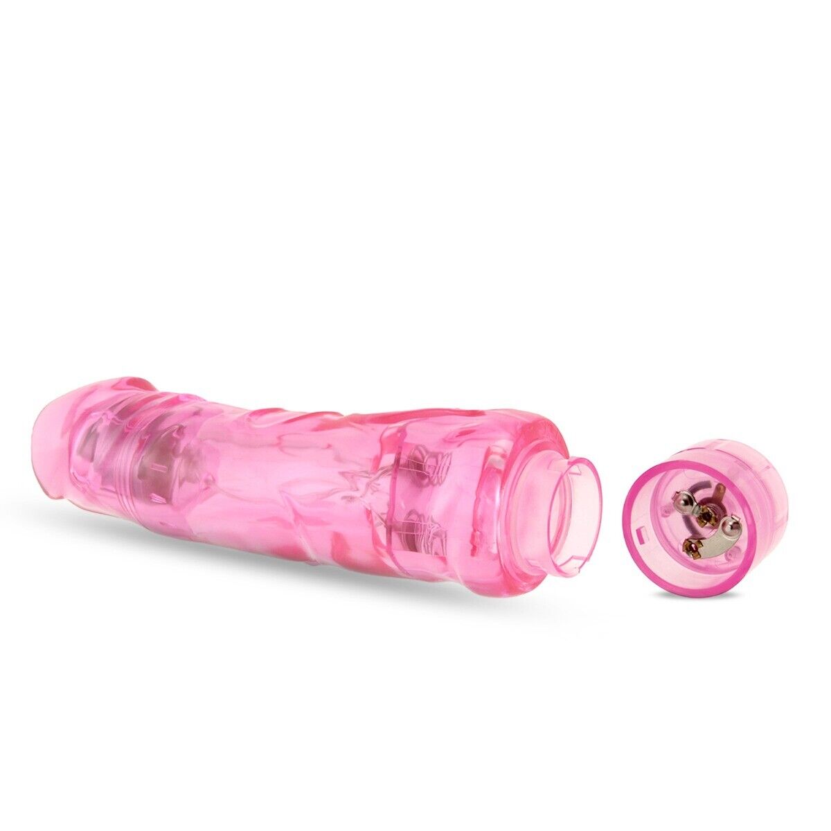 Pink Jelly Vibrating Realistic G-spot Anal Dildo Vibrator Sex Toys for Women