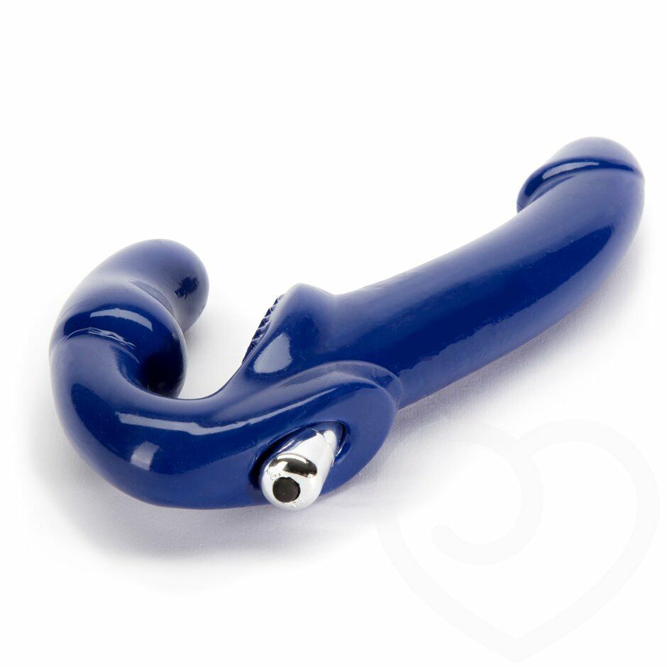 Revolver II Vibrating Strapless Strap On G-Spot Dildo Double Penetration Dong