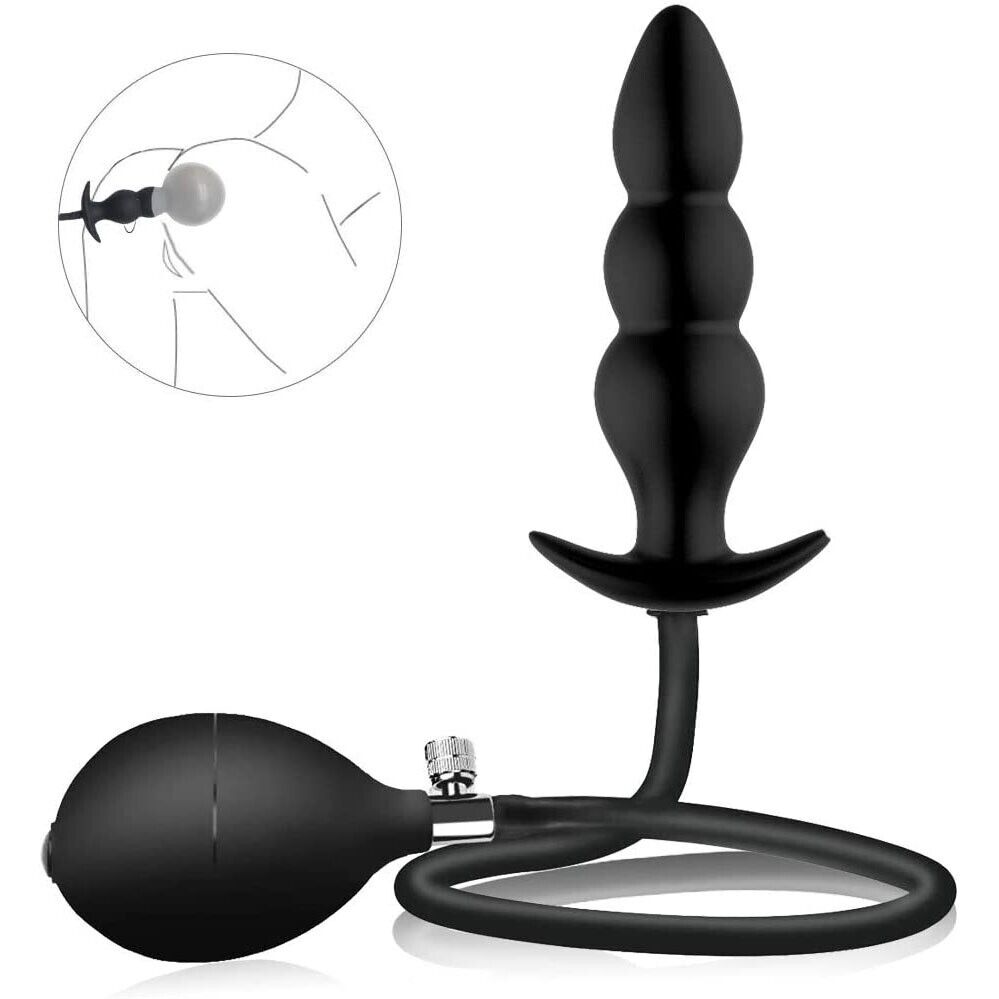 Inflatable Expandable Anal Balloon Butt Plug Anal Stretcher Stretching Sex Toys