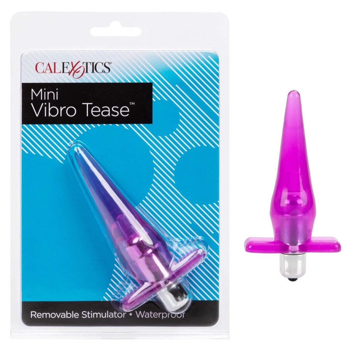 Mini Vibro Tease Slender Slim Vibrating Anal Sex Probe Butt Plug Vibe Vibrator