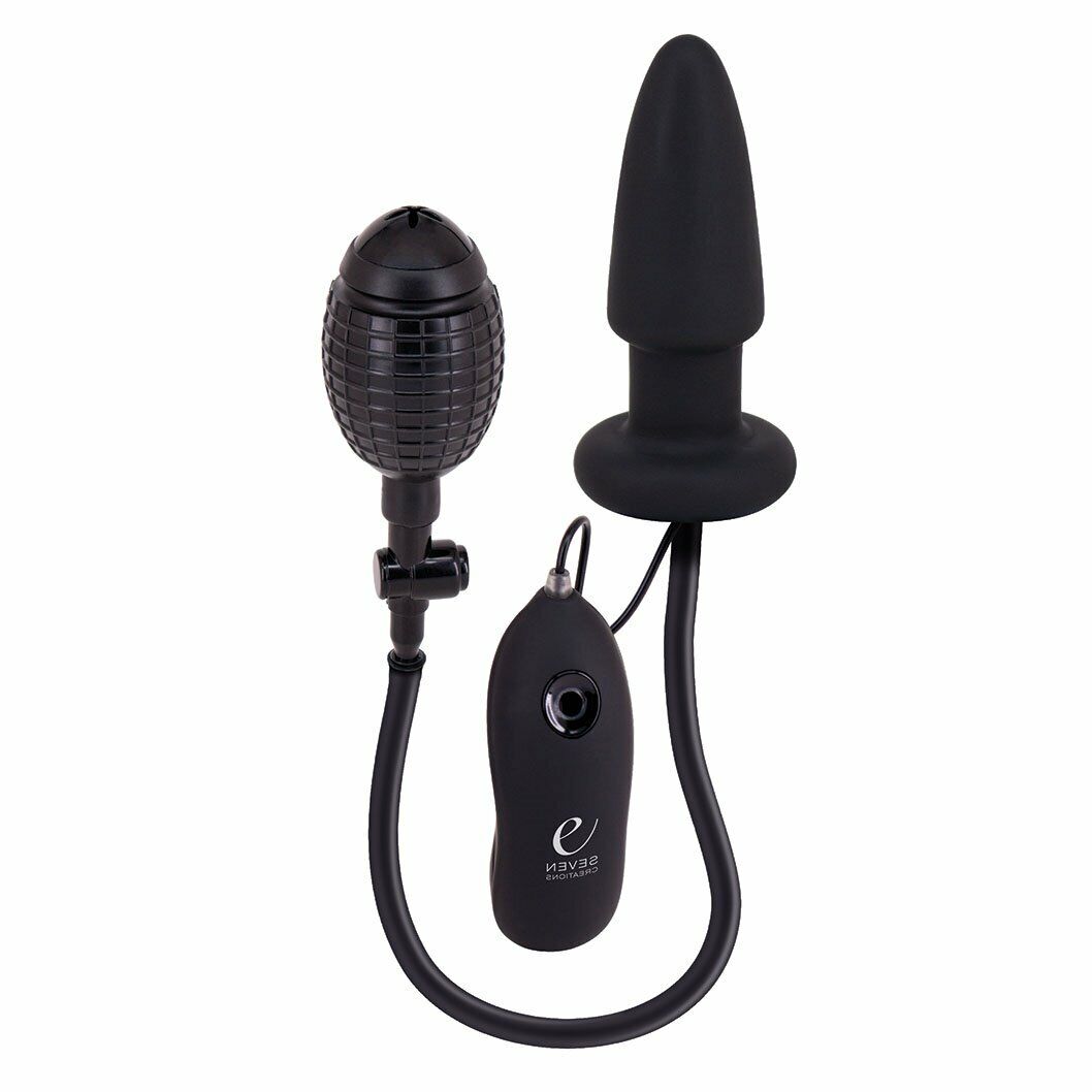 Fanny Hill's Silicone Inflatable Vibrating Anal Balloon Pump Butt Plug