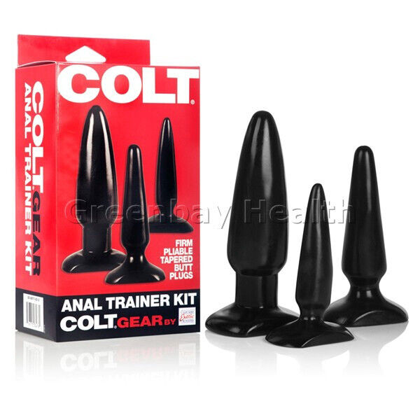 Beginner Colt Anal Trainer Kit Butt Plugs Small Medium Large Anal Dildo Sex Toy