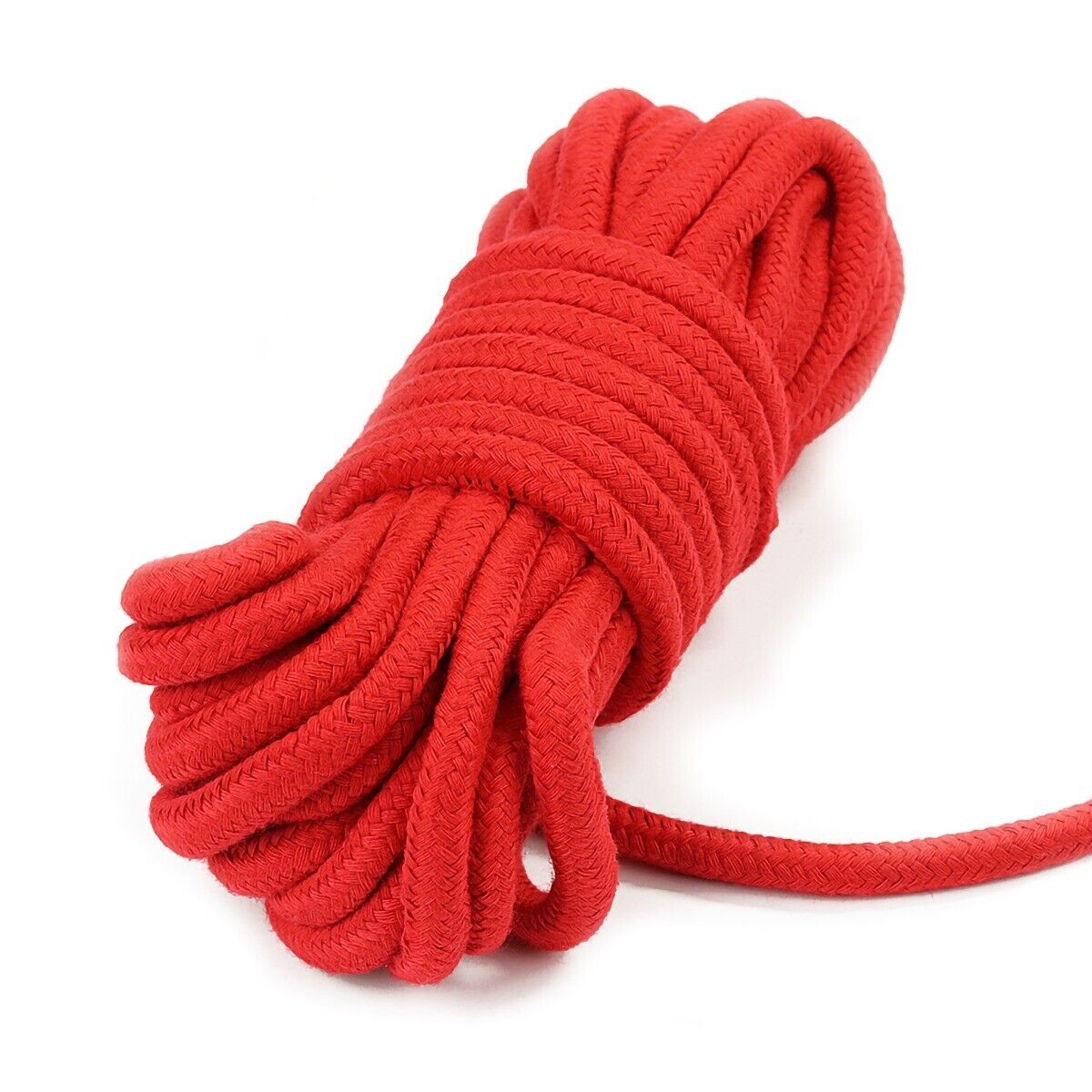 Red Cotton Fetish Fantasy Bondage Rope BDSM Restraint