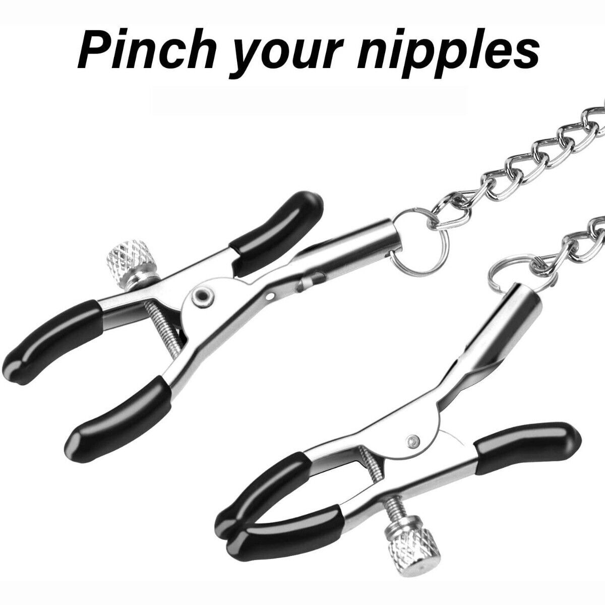 Silicone Open Mouth O-ring Gag with Nipple Clamps SM Bondage Sex Toys for Couple