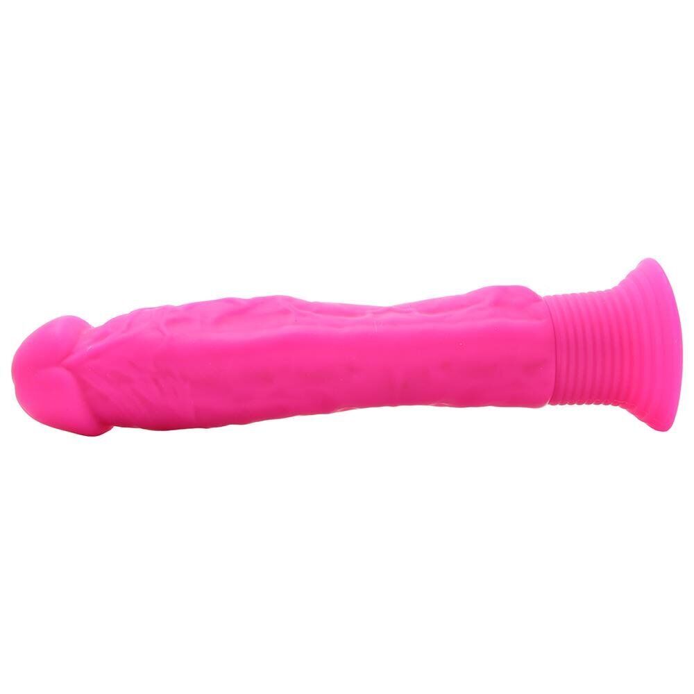 Silicone Wall Banger Realistic Dildo Vibrator Hands-free Suction Cup