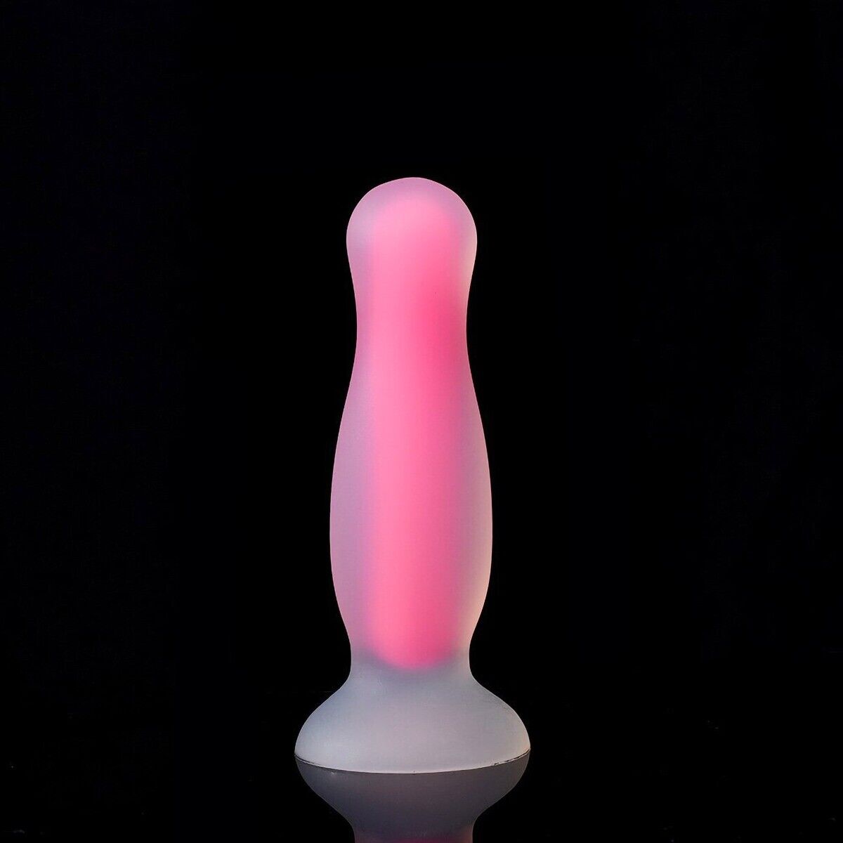 5" Glow-in-the-Dark Silicone Anal Butt Plug Dildo with Suction Cup Anal Sex Toys