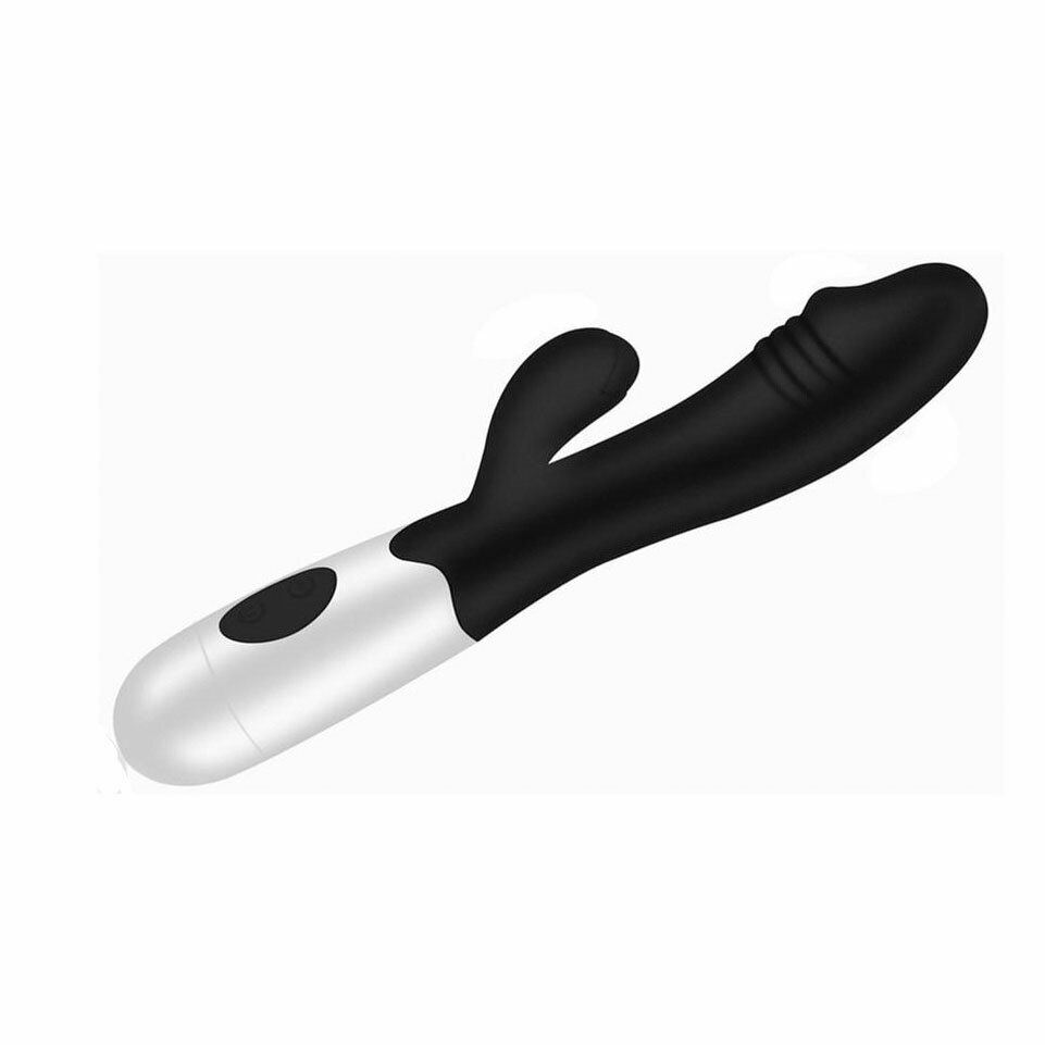 Rechargeable Realistic G-spot Clit Rabbit Vibrator Dildo Sex-toys for Women