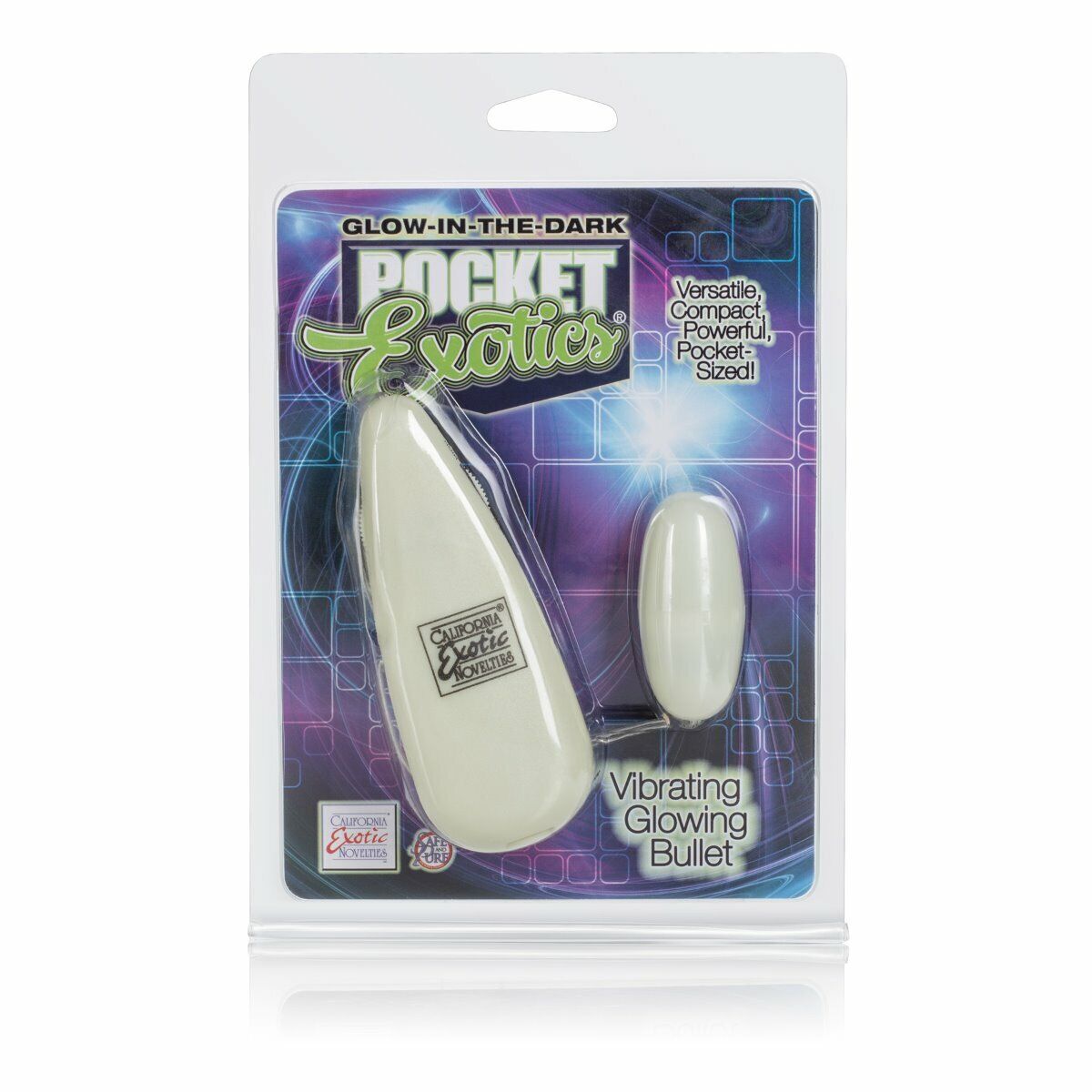 Glow-in-the-Dark Vibrating Glowing Pocket Bullet Vibe Sex-toys for Women