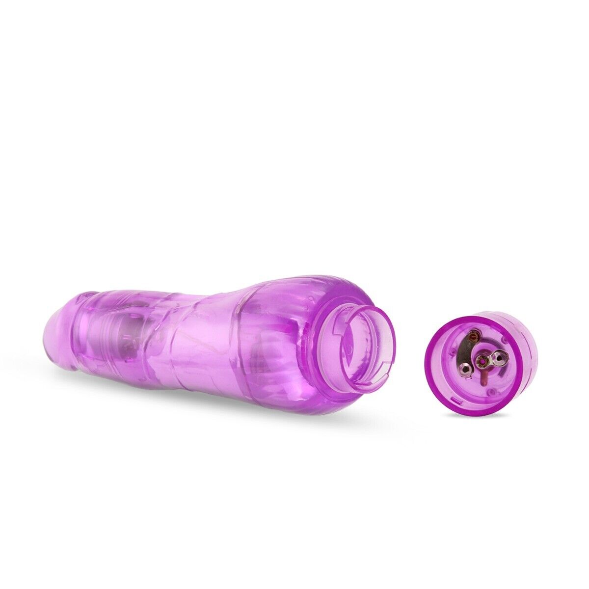 Purple Jelly Vibrating Realistic G-spot Anal Dildo Vibrator Sex Toys for Women