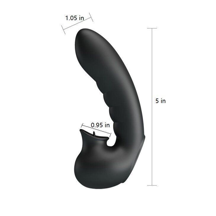 Silicone Clit Licking G-spot Finger Massager Orgasm Vibrator Sextoy for Women