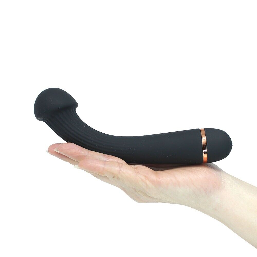 Silicone Bendable G Spot Anal Vibrator Dildo Butt Plug Sex-toys for Women Couple