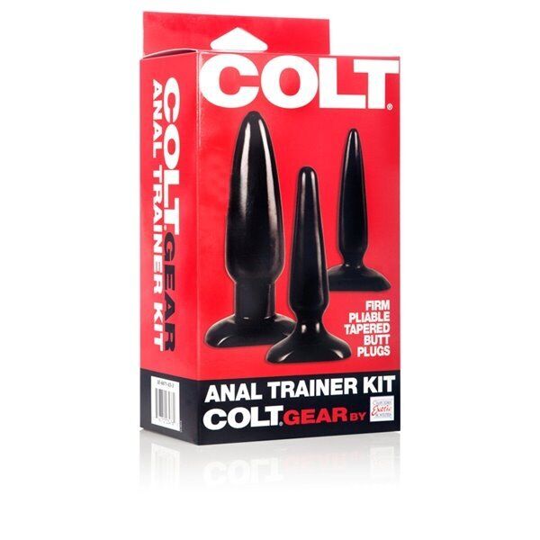 Beginner Colt Anal Trainer Kit Butt Plugs Small Medium Large Anal Dildo Sex Toy