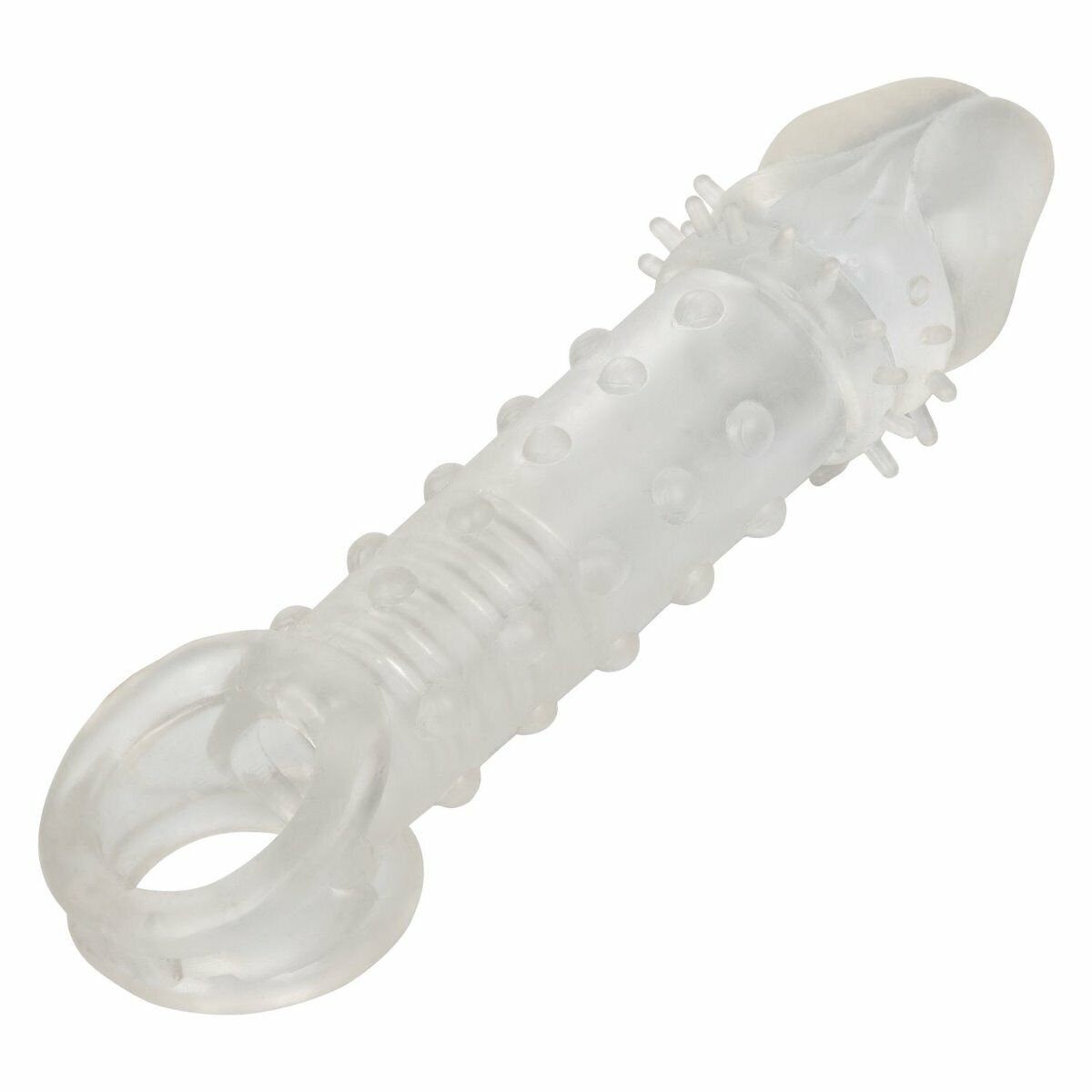 Add 2" Male Penis Cock Extension Sleeve Extender Length Girth Enhancer Enlarger