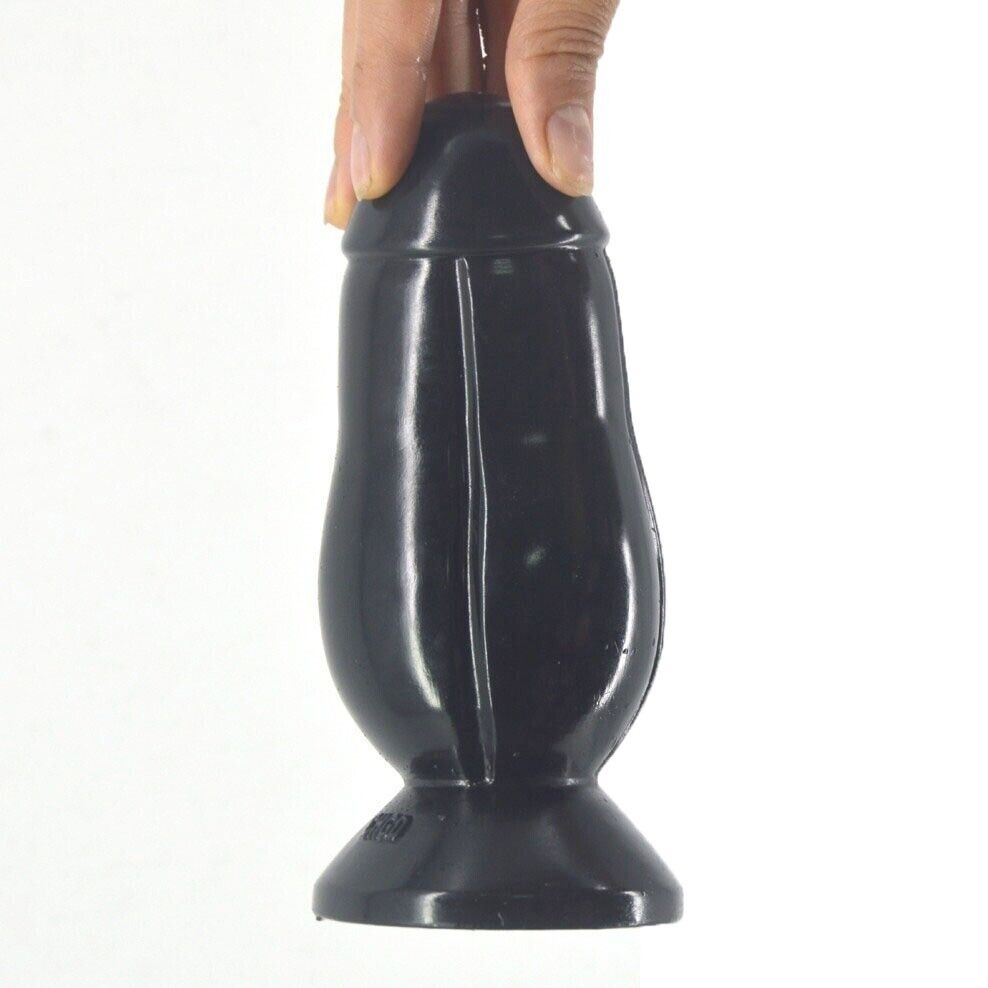 Soft Squeezable XL Extra Large Anal Butt Plug Dildo With Suction Cup