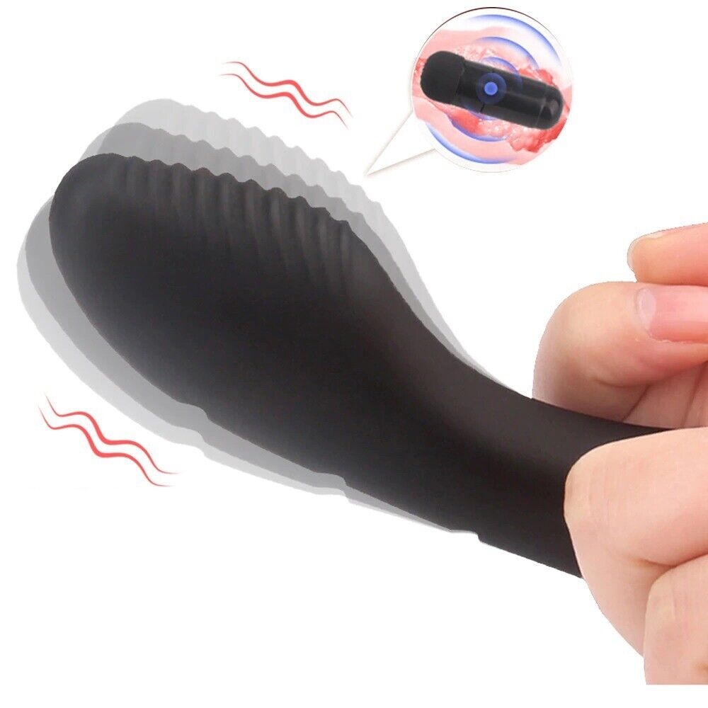 Silicone Finger Massager Vibrator Clit G-spot Foreplay Fingering Orgasm Vibe