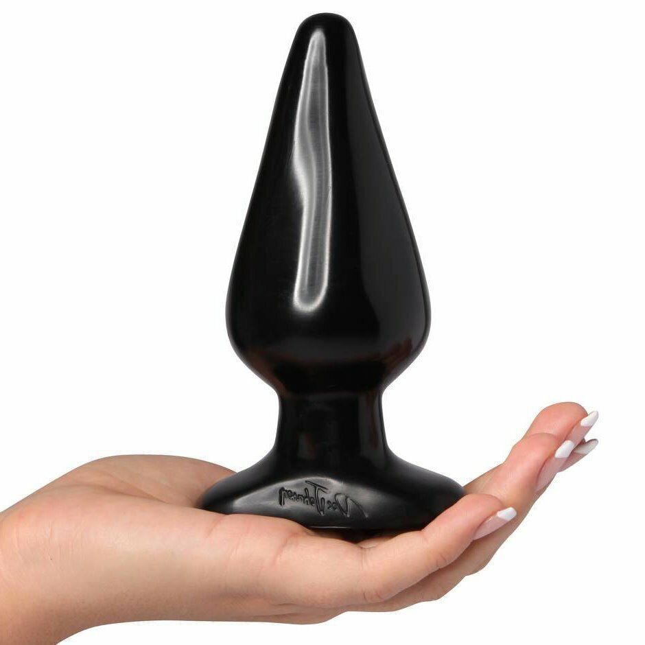 Doc Johnson Black Classic Large Butt Plug Anal Dildo Advanced Sex Toy Trainer