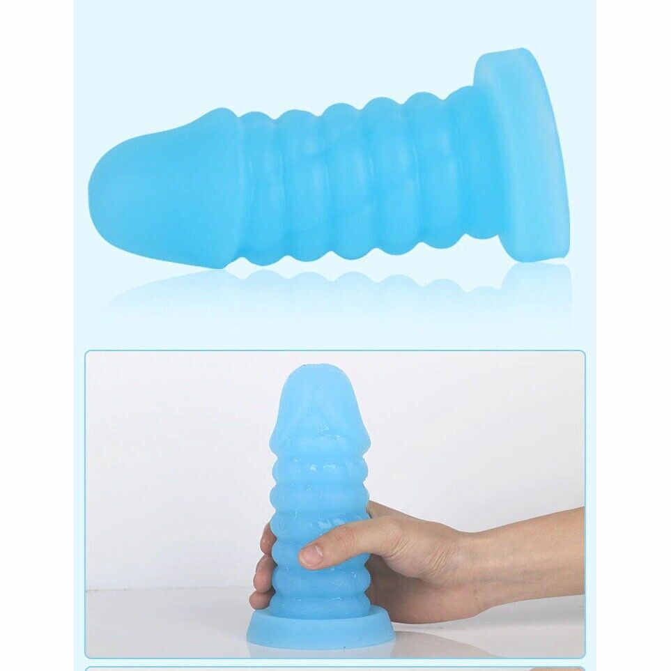 Huge Extra Large XL Realistic Liquid Silicone G-spot Anal Dildo Dong Butt Plug