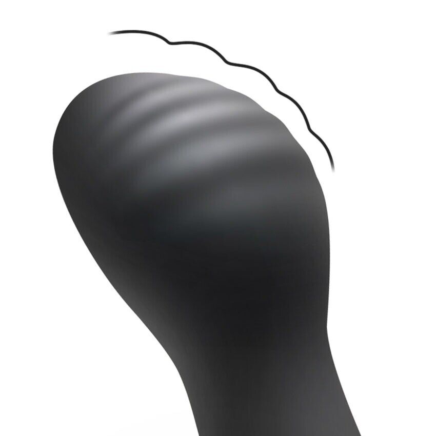 Wireless Vibrating Male Prostate Massager Pleaser Anal Butt Plug Penis Cock Ring