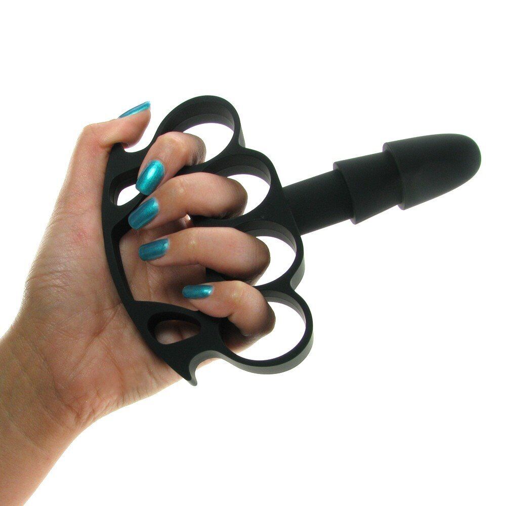 DocJohnson Vac-U-Lock Knuckle Up Grip Handle for Dildo Dong Attachment Accessory