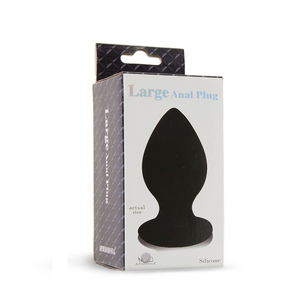 Silicone Large Anal Dildo Butt Plug with Hands Free Suction Cup Base