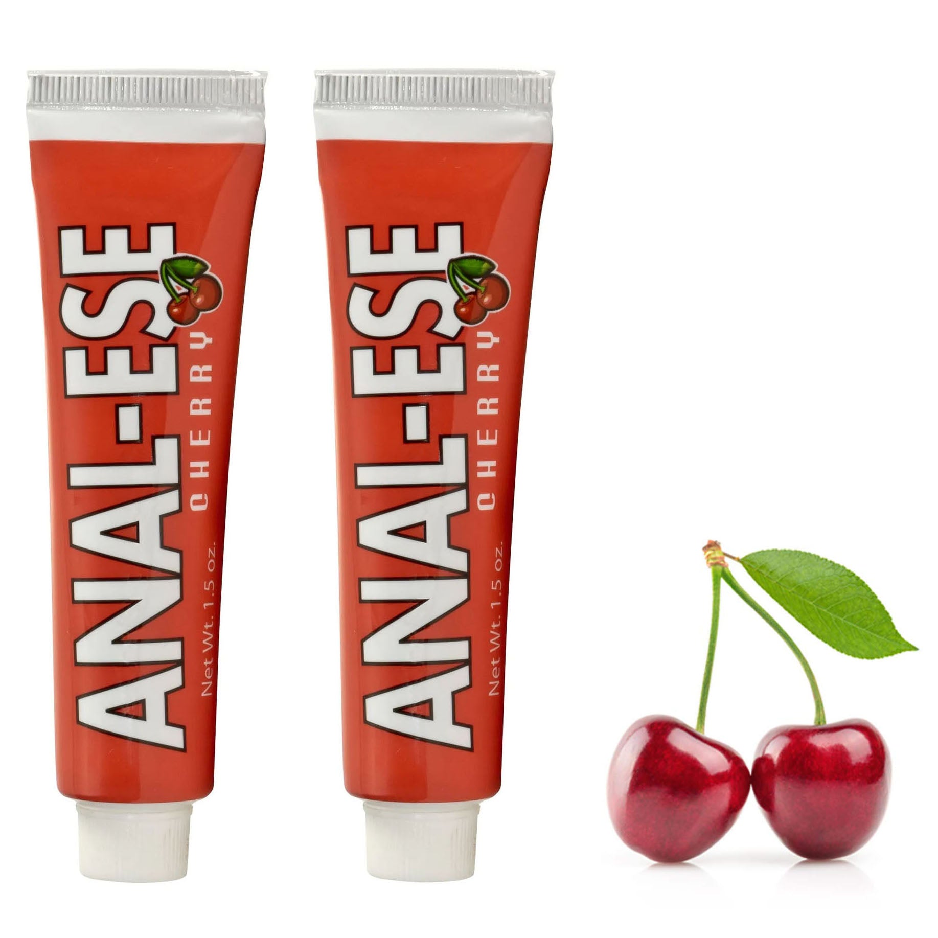 Nasstoys Anal-Ese Cherry Flavored Numbing Desensitizing Anal Lubricant Lube 1.5